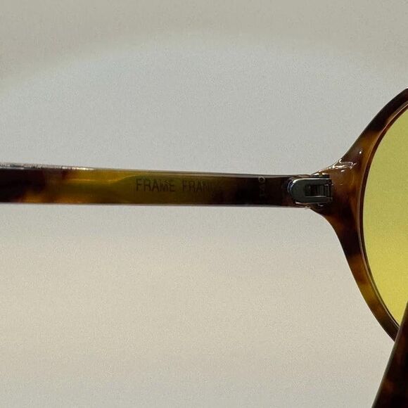 Vintage Ralph Lauren 523 Eyeglasses | Tortoise Frames | New Yellow Lenses 1980s